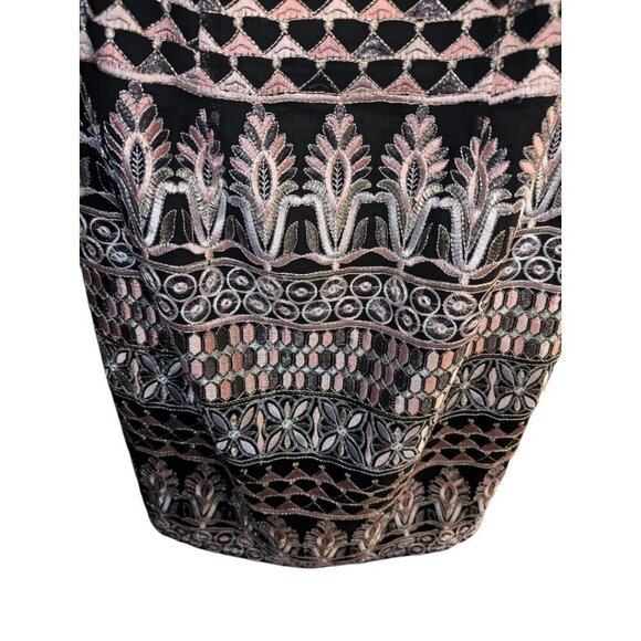 NEW Frank Lyman Gunmetal Blush Cocktail Dress - Picture 16 of 16